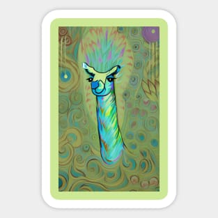 Colorful Llama Sticker